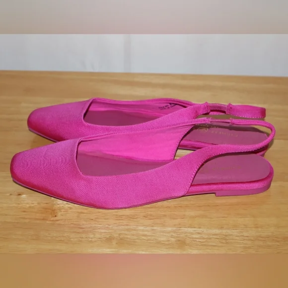 Chinese Laundry Hot Pink Pointed Slingback Flats. Size 6.5. - Picture 4 of 9